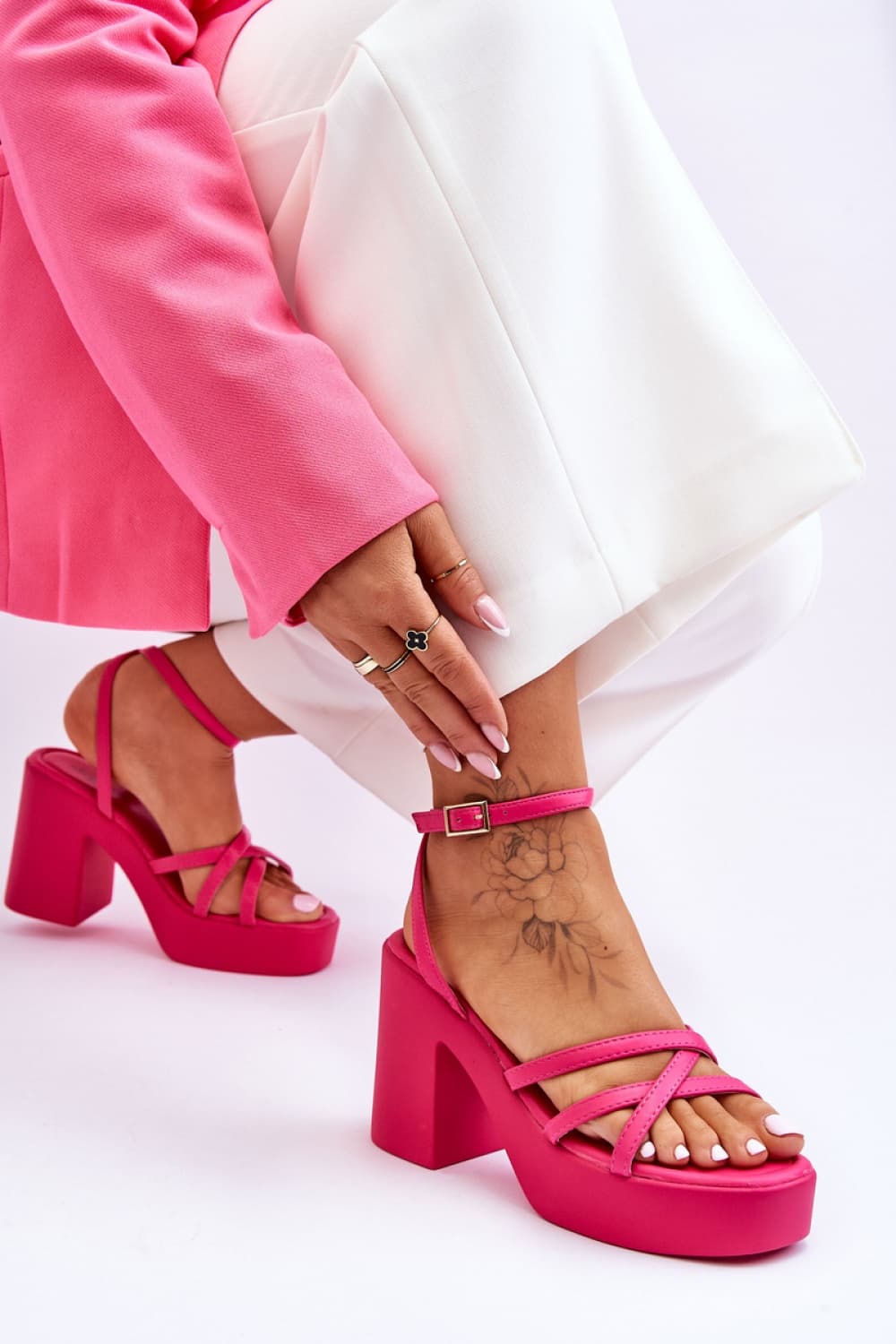 Sandali con tacco model 180544 Step in style - Miniatura 2