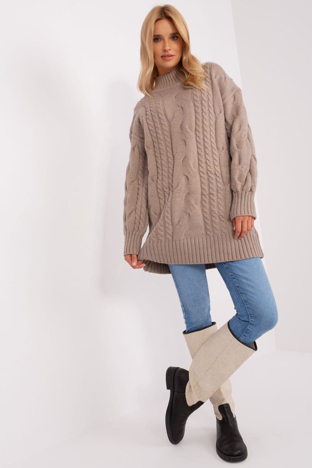 Maglione lungo model 185738 AT