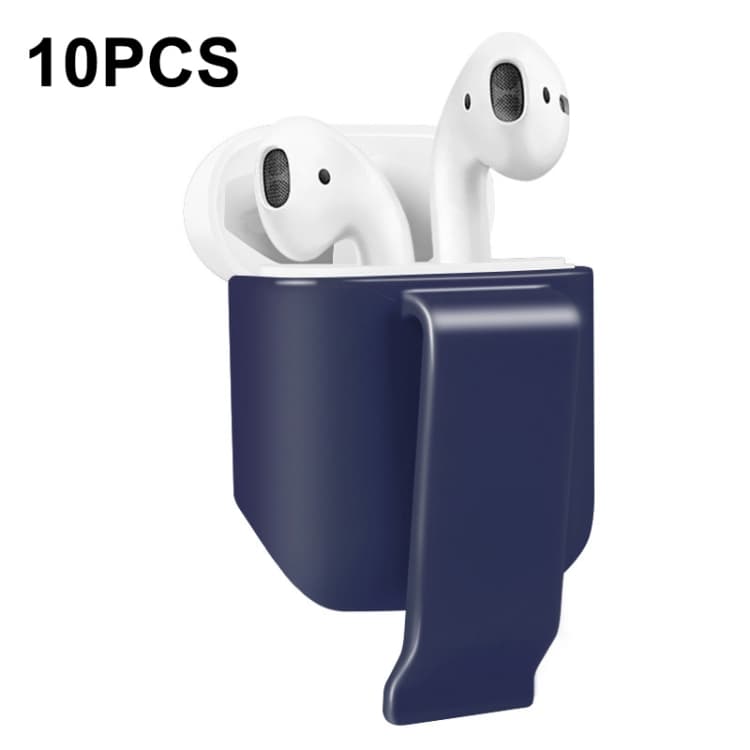 10 PZ Custodia Portatile Protettiva per Cuffie da Vita, Adatta per AirPods 2 (Blu Marino) - Immagine 1