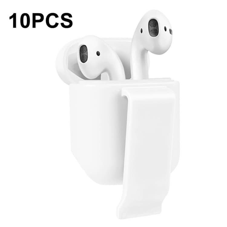 10 PZ Custodia Protettiva Portatile per Cuffie da Vita, Adatta per AirPods 2 (Bianco) - Immagine 1