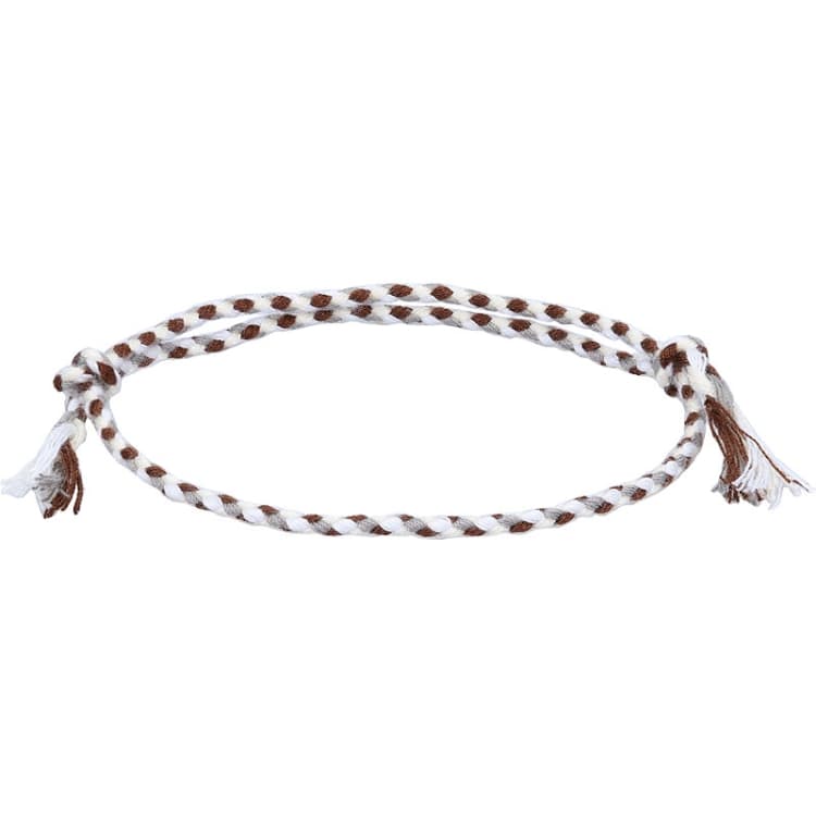 10 pezzi/confezione Bracciale regolabile in corda intrecciata colorata a quattro fili 1010-89 (2) - Immagine 1