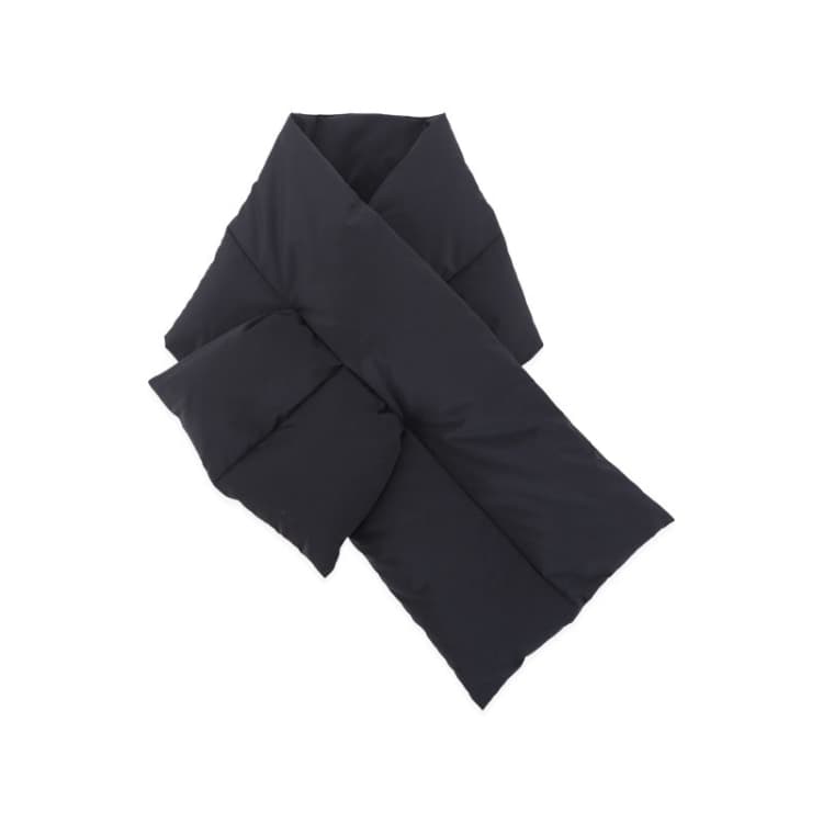 115x25cm Winter Neck Warm Waterproof Thickened Down Scarf, Spec: Duck Down (Black) - Immagine 1