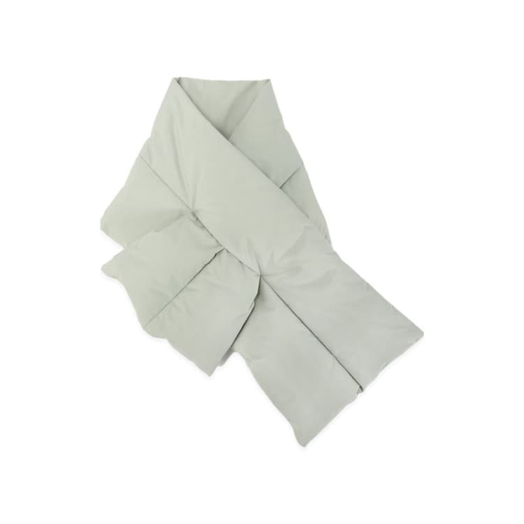 115x25cm Winter Neck Warm Waterproof Thickened Down Scarf, Spec: Duck Down (Light Green) - Immagine 1
