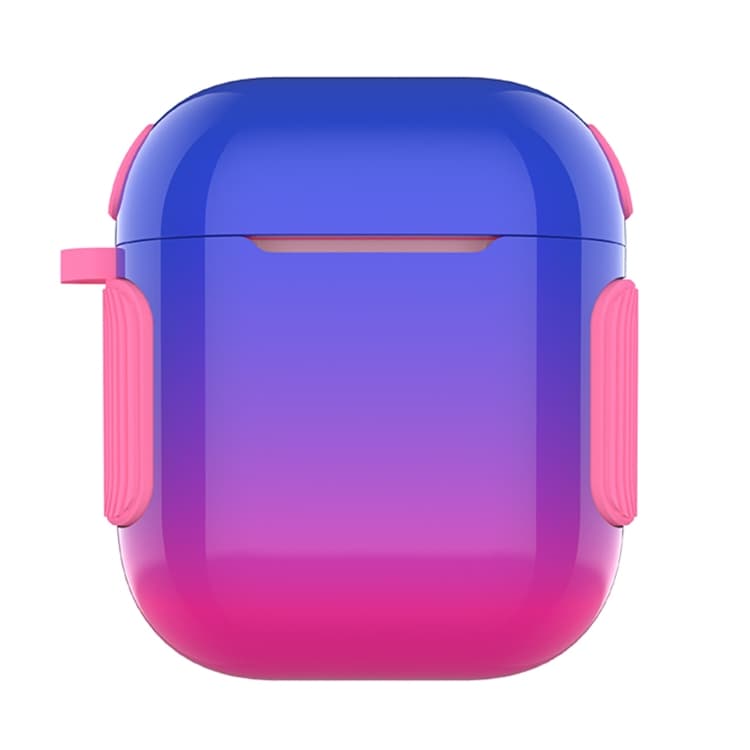 Custodia per auricolari 2 in 1 Varnish Colorful PC + TPU per AirPods 2 / 1 (sfumatura blu + rosa) - Immagine 1