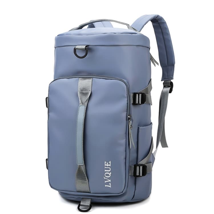 375 Large-capacity Waterproof and Wear-resistant Crossbody Travel Backpack(Fog Blue) - Immagine 1