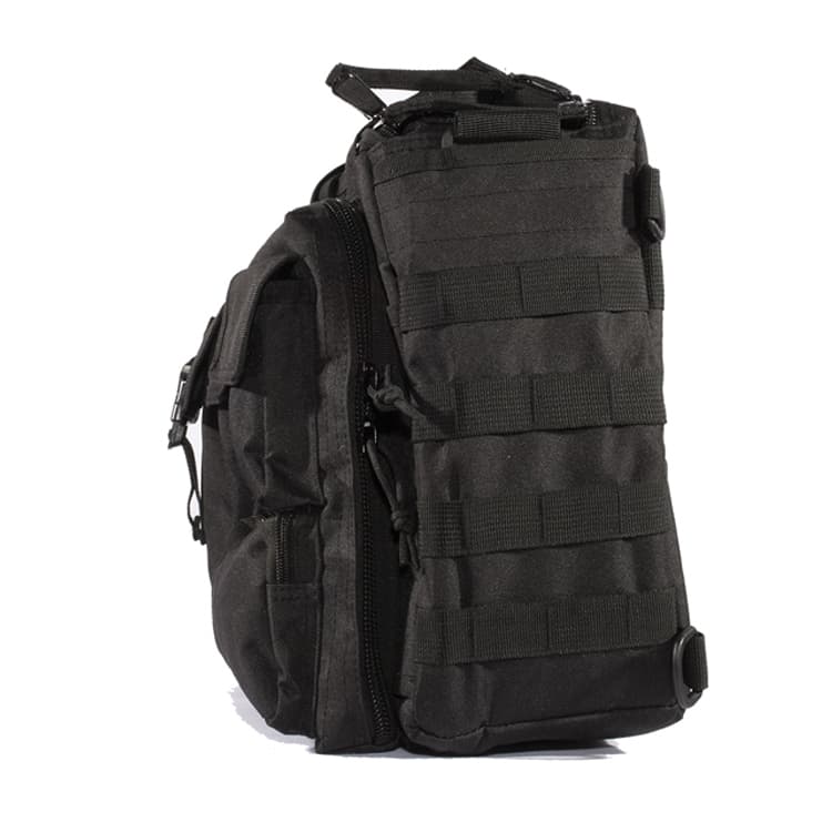 A025 Outdoor Messenger Shoulder Computer Bag Sports Cycling Waterproof Bag(Black) - Immagine 1