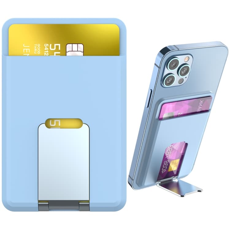 AhaStyle PT133-H Mobile Phone Card Holder Card Case Organizer Card Bag(Light Blue) - Immagine 1