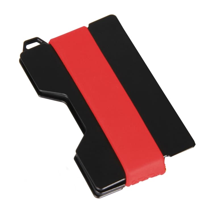 Aluminum Alloy RFID Card Holder Anti-Theft EDC Wallet Coin Storage Box Key Card Holder, Colour: Red - Immagine 1