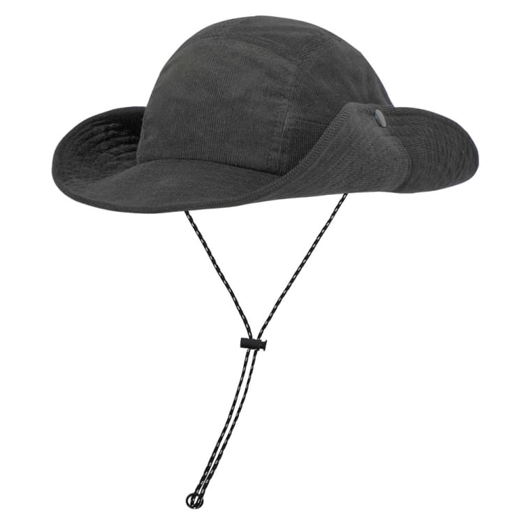 Autumn And Winter Sunscreen Fisherman Hat Camping Warming Large Eaves Corduroy Mountaineering Hood - Immagine 1