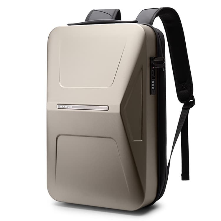 BANGE BG-3005 Hard Shell Men Backpack Laptop Personalised Shoulder Bag(Titanium Gold) - Immagine 1