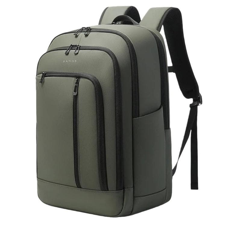 BANGE BG-3076 Men Large-Capacity Travel Backpack Multi-Compartment Laptop Backpack(Green) - Immagine 1