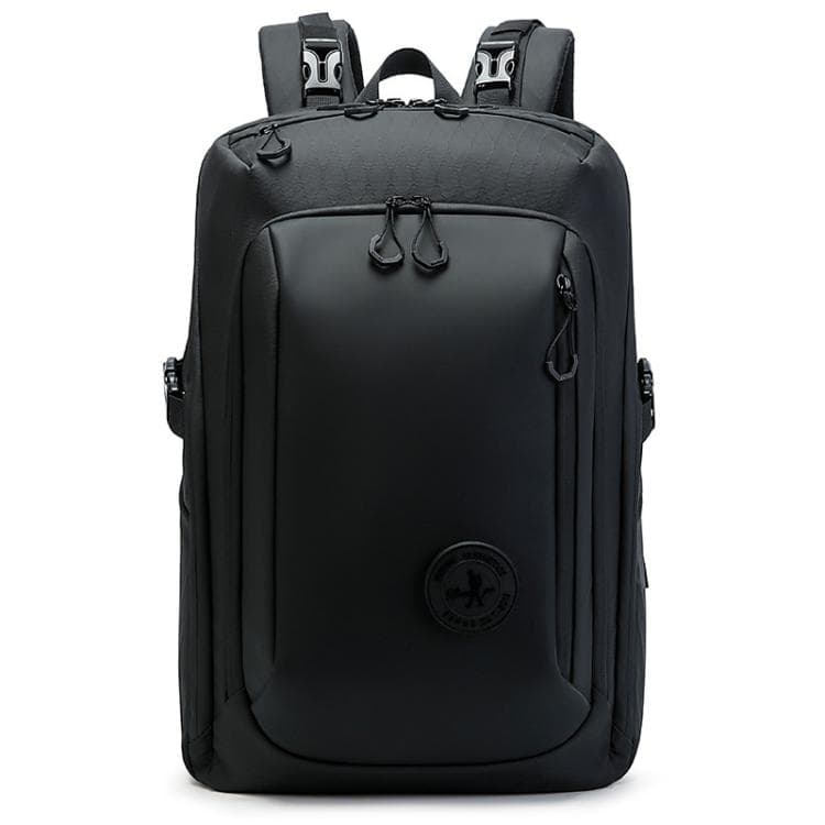 BANGE FW-225 Large-Capacity Water-Repellent Travel Backpack Outdoor Lightweight Shock-Absorbing Backpack(Black) - Immagine 1