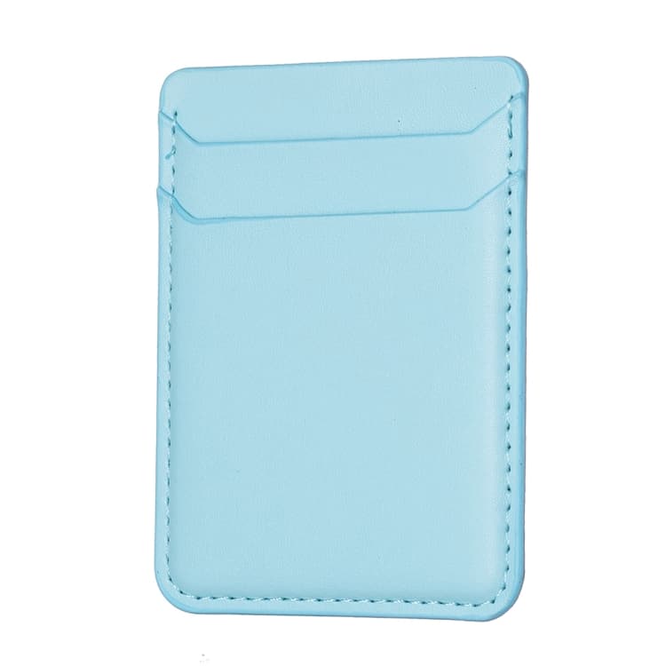 BFK12 R20 Texture Card Bag Mobile Phone Back Sticker(Blue) - Immagine 1