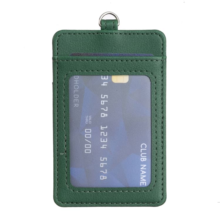 BFK15 Vertical ID Card Bag with Lanyard(Green) - Immagine 1