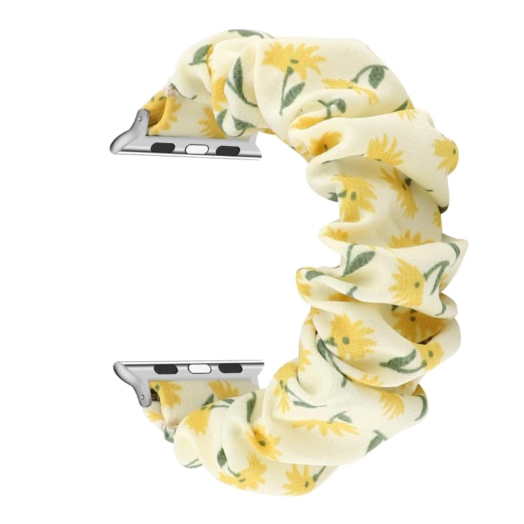 Cinturino per orologio in tessuto con anello per capelli per Apple Watch Series 9&8&7 41mm / SE 3&SE 2&6&SE&5&4 40mm / 3&2&1 38mm(1) - Immagine 1