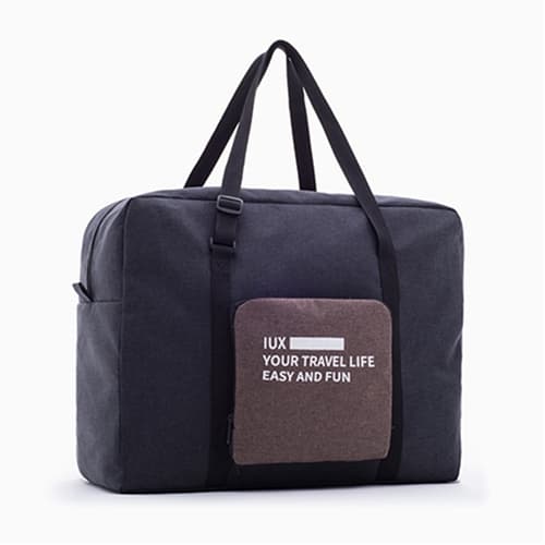 Folding Women Travel Bag Unisex Luggage Travel Handbags WaterProof Travel Bag Large Capacity Bag(Black) - Immagine 1