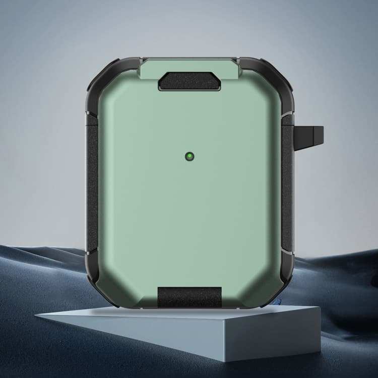Custodia protettiva per auricolari AirPods 2/1 con design porta telefono (Verde Frutta) - Immagine 1