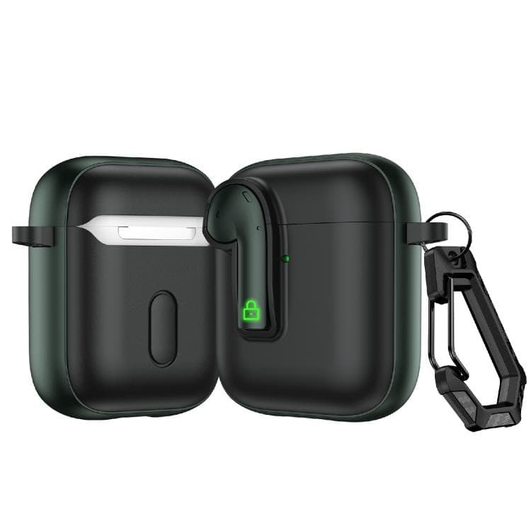Custodia protettiva colorata per auricolari AirPods 2 (Verde militare) - Immagine 1