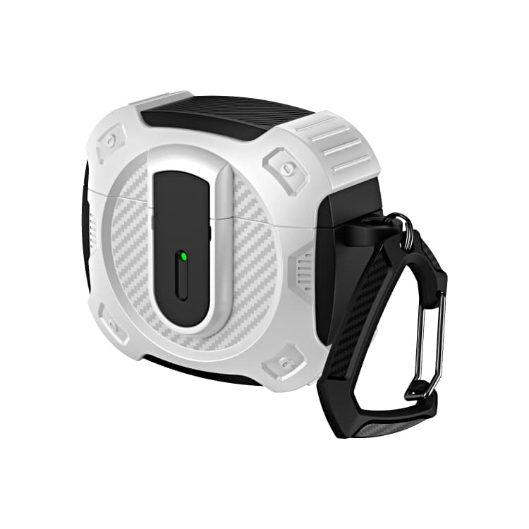 Custodia protettiva antiurto con blocco per AirPods 3 (Nero Bianco) - Immagine 1