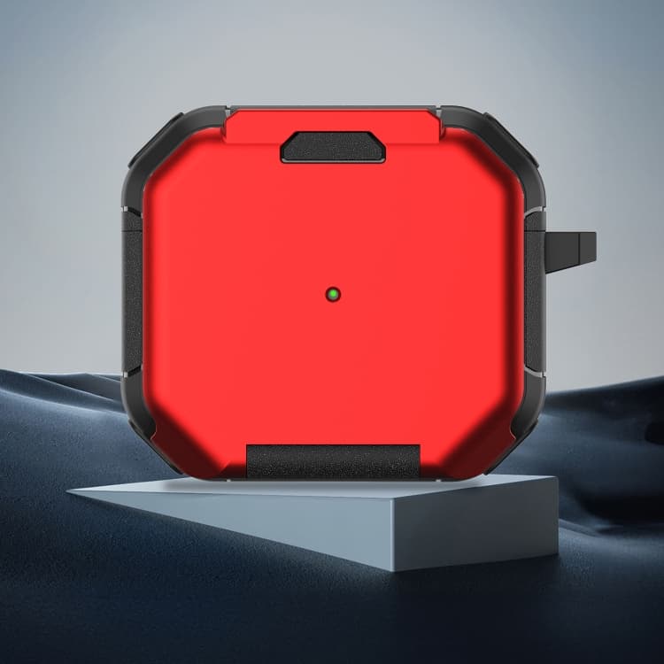 Custodia protettiva per AirPods 3 con supporto per telefono (Rosso) - Immagine 1