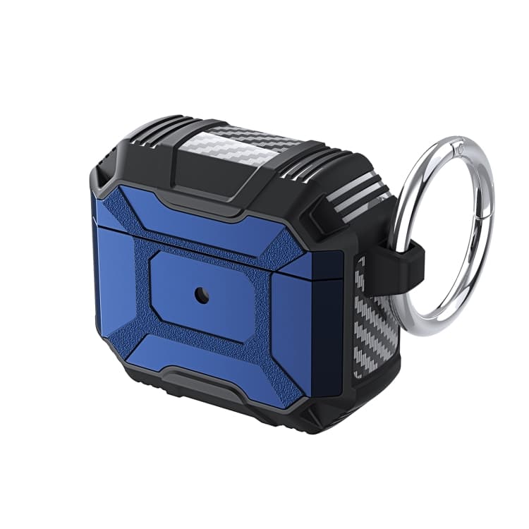 Custodia protettiva per AirPods 4 Battle Armor con protezione antiurto ai quattro angoli (Blu) - Immagine 1
