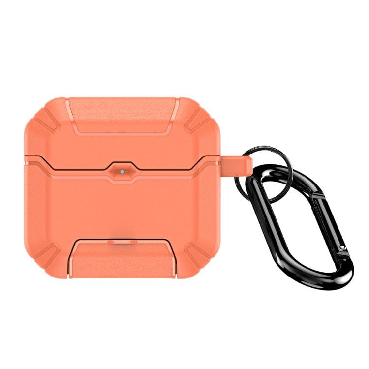 Custodia per AirPods 4 DUX DUCIS PECS Serie Design a Coda di Granchio Antiscivolo e Antiurto (Arancione) - Immagine 1