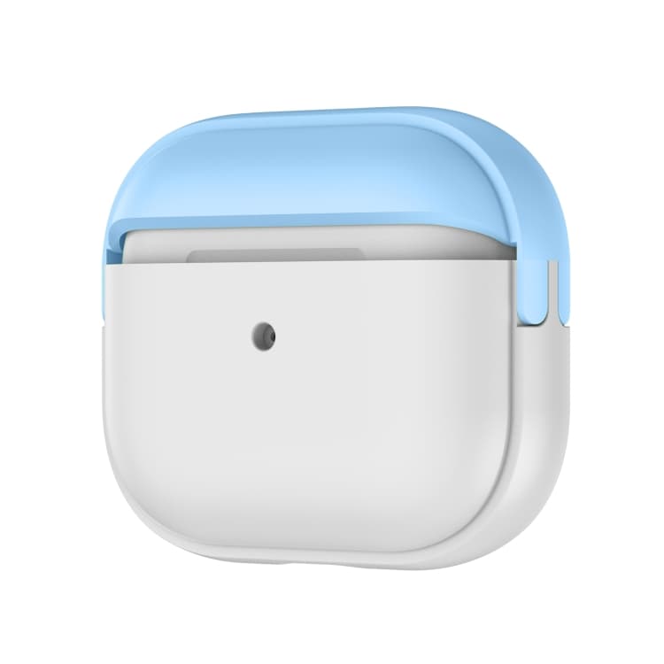 Custodia protettiva per auricolari AirPods 4 Moonlight Box in TPU antiurto (Blu + Opaco) - Immagine 1