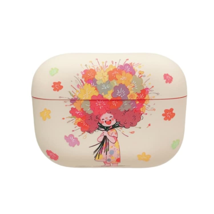 Custodia in TPU opaca per AirPods Pro 2 con motivo floreale (Fiori) - Immagine 1