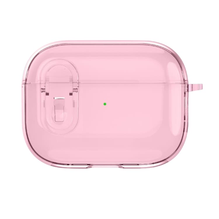 Custodia protettiva per auricolari AirPods Pro 2 con cristalli di ghiaccio antiurto (Rosa) - Immagine 1