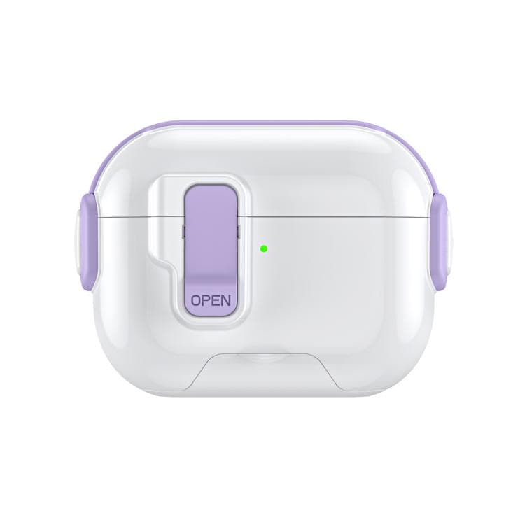 Custodia per AirPods Pro 2 con Fata Musicale e Portachiavi (Viola) - Immagine 1