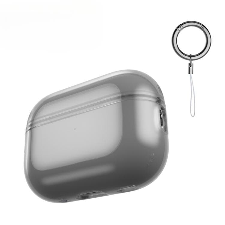 Custodia protettiva morbida antiurto in tinta unita con taglio di precisione per AirPods Pro 2 (Nero) - Immagine 1