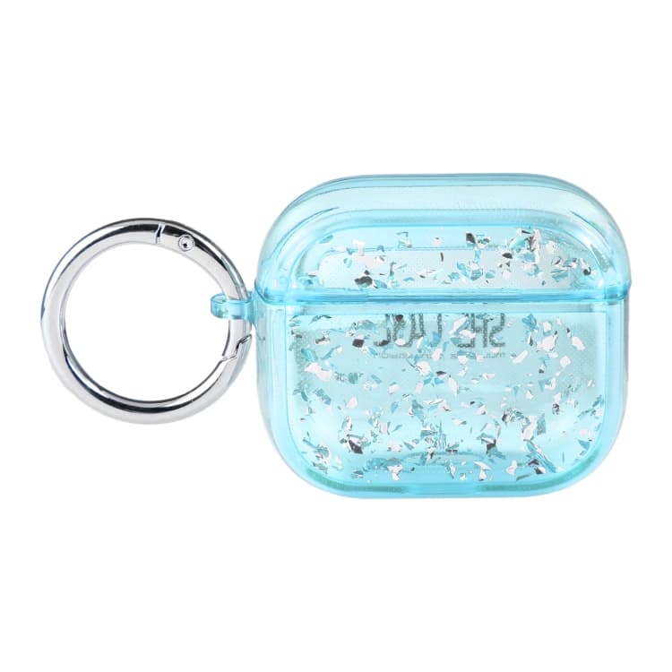 Custodia protettiva in foglio d'argento epossidico per AirPods Pro 2 (Azzurro cielo) - Immagine 1