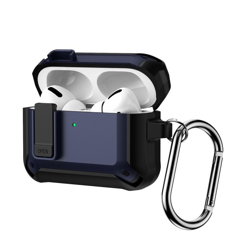 Custodia protettiva ibrida in TPU e PC per auricolari AirPods Pro 3 (Blu) - Immagine 1