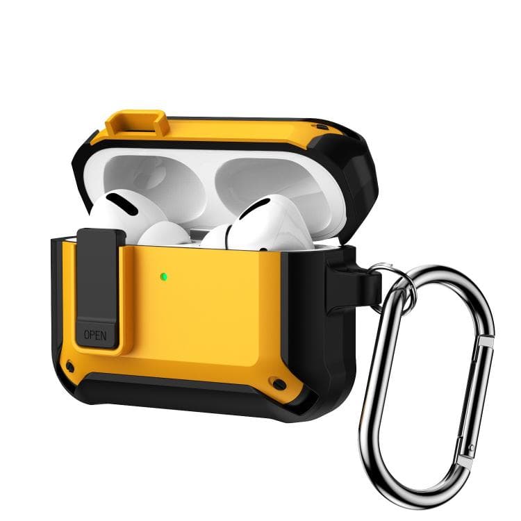 Custodia protettiva per auricolari in TPU e PC ibrido per AirPods Pro 3 (Giallo) - Immagine 1