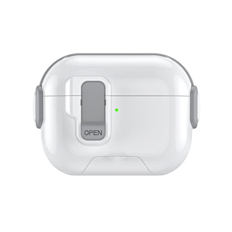 Custodia per AirPods Pro 3 con Fata Musicale e Portachiavi (Grigio) - Immagine 1