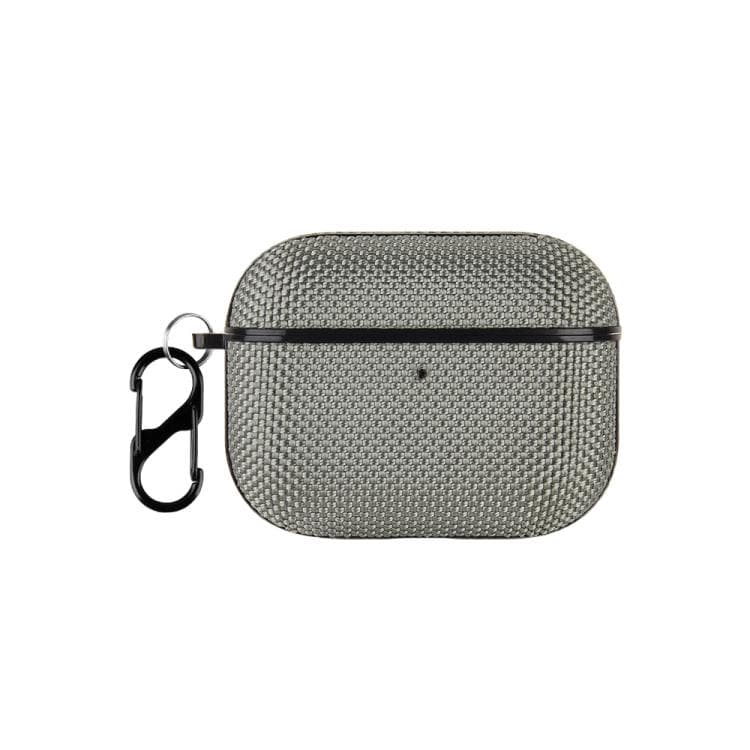 For AirPods Pro 3 Nylon Waterproof Wireless Earphone One-piece Case with Hook(Grey)