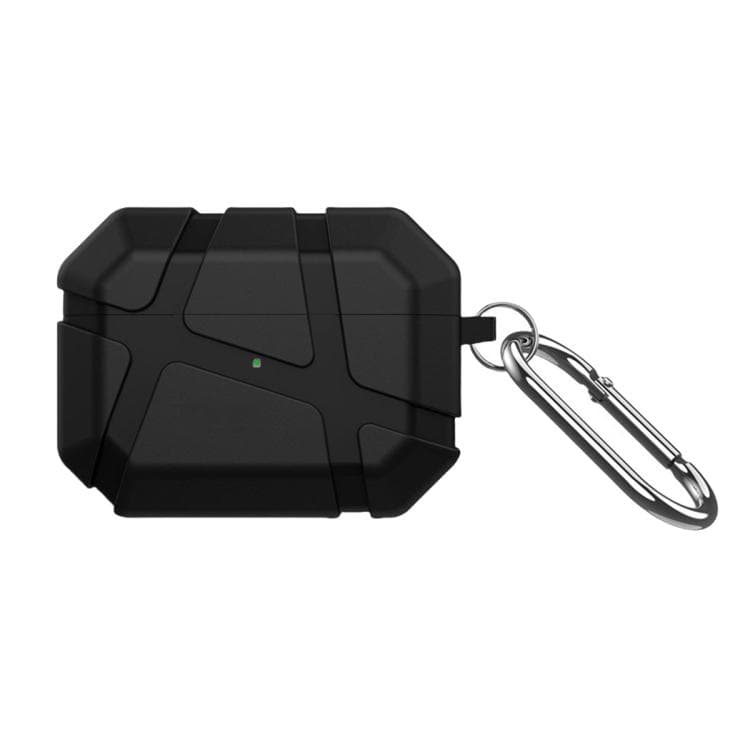 Custodia per auricolari TPU in tinta unita strutturata per AirPods Pro 3 (Nero) - Immagine 1