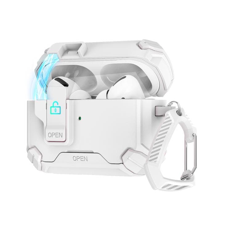 Custodia magnetica MagSafe per auricolari AirPods Pro 3 in due colori (Bianco) - Immagine 1