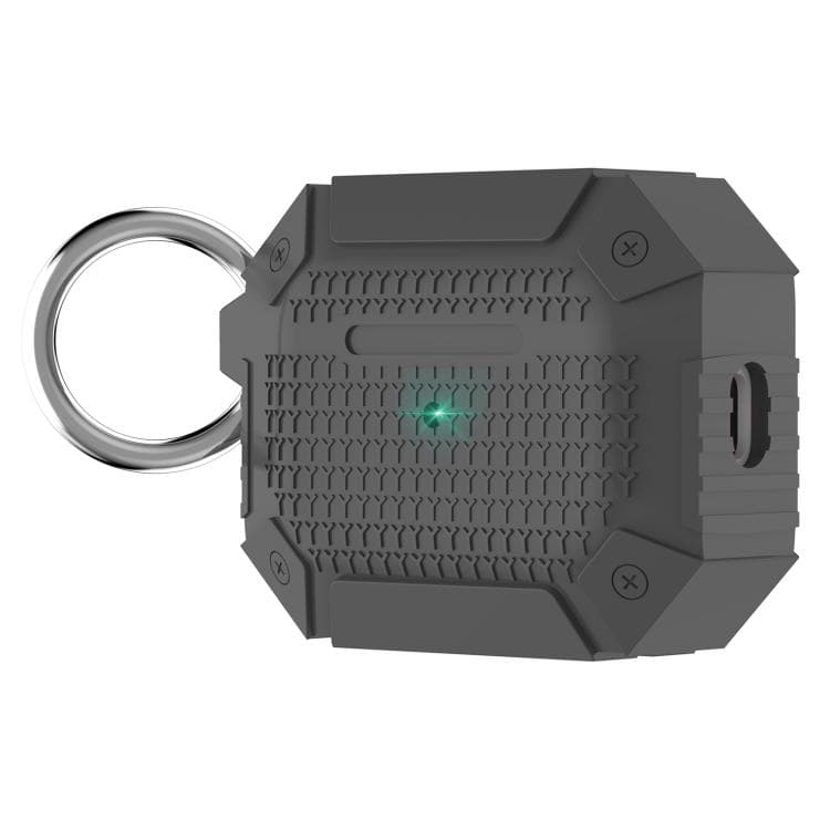 For AirPods Pro 3 Wireless Earphones Shockproof Armor Protective Case(Grey)