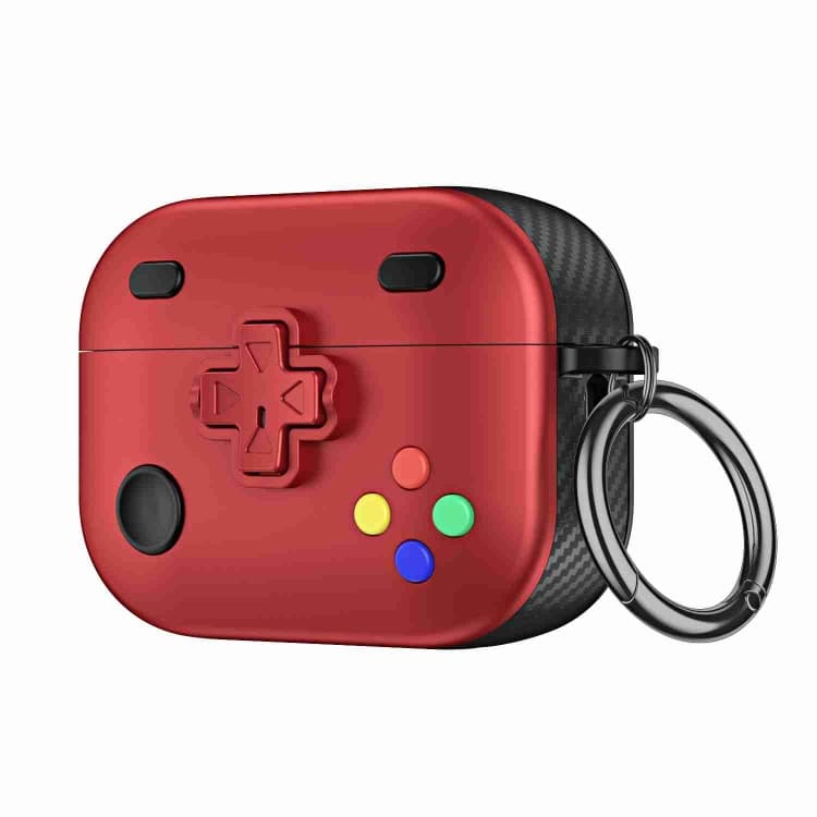 Custodia protettiva per AirPods Pro a forma di console di gioco (Rosso) - Immagine 1