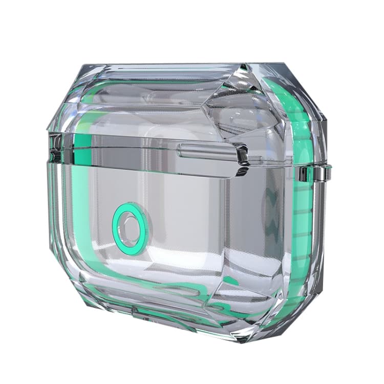 Per AirPods Pro RJT-AP-03 Custodia trasparente morbida in TPU per auricolari Bluetooth (Blu) - Immagine 1