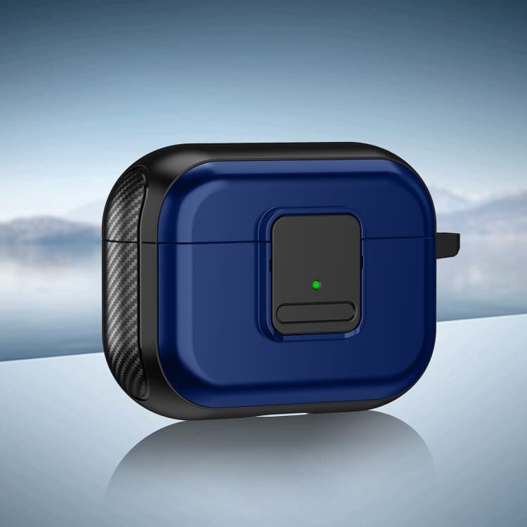 Custodia per auricolari wireless AirPods Pro in TPU + PC con chiusura magnetica (Blu) - Immagine 1