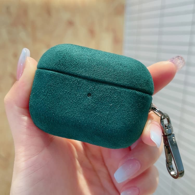 Custodia protettiva in PC per auricolari Bluetooth AirPods Pro Turn Fur (Verde) - Immagine 1
