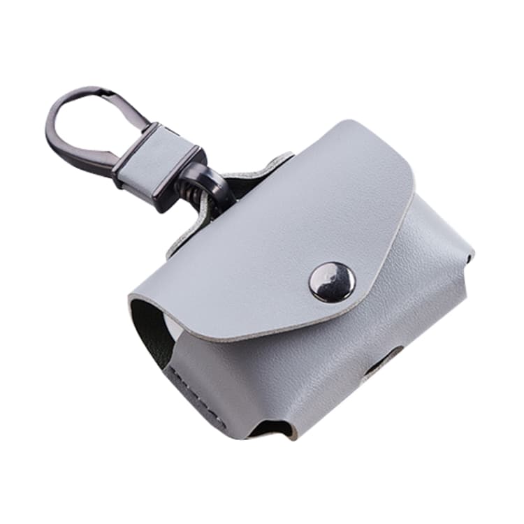 Custodia protettiva in pelle antiurto per auricolari Apple AirPods Pro (Grigio chiaro) - Immagine 1