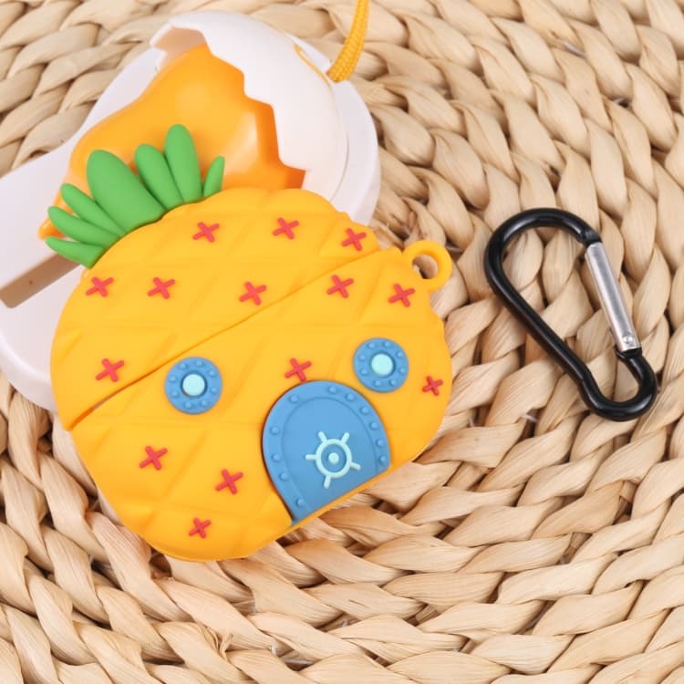Custodia protettiva per auricolari Bluetooth Apple AirPods Pro con aspetto ananas - Immagine 1