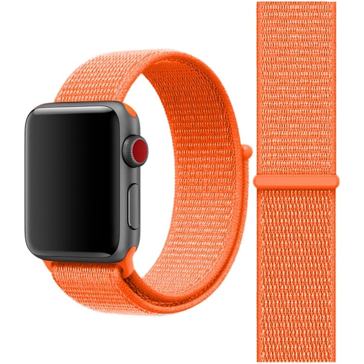 Cinturino in nylon semplice e alla moda con bacchetta magica per Apple Watch 42mm / 41mm / 40mm / 38mm (Arancione) - Immagine 1