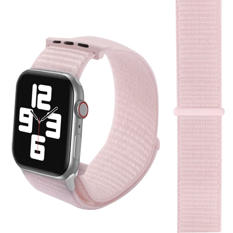 Cinturino in nylon semplice e alla moda con bacchetta magica per Apple Watch 42mm / 41mm / 40mm / 38mm (Bianco perla) - Immagine 1