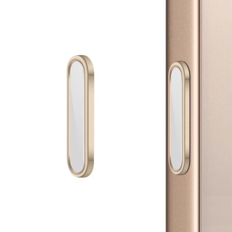 For iPhone 16 / 16 Plus / 16 Pro / 16 Pro Max Camera Control Button Cover Photo Touch Key Sticker(White)