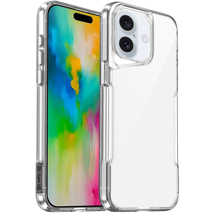 For iPhone 16 Acrylic + TPU Transparent Full Coverage Phone Case - Immagine 1