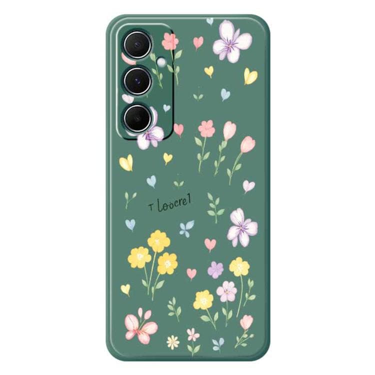 For iPhone 16 B Series Minimalist TPU Creative Painted Phone Case(Green A1002) - Immagine 1